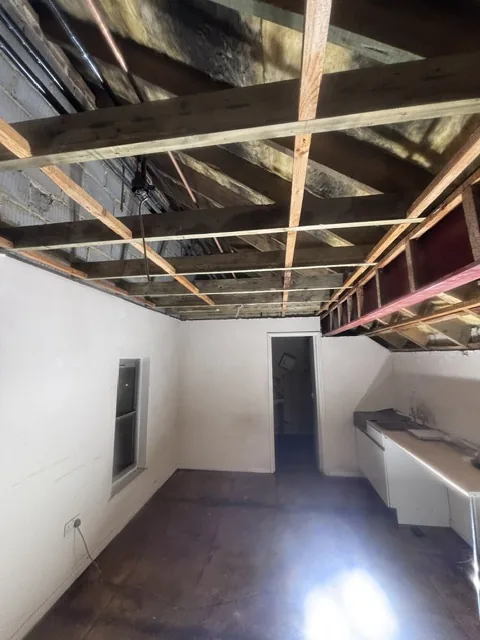Controlled artex plasterboard strip-out in Olympic Park