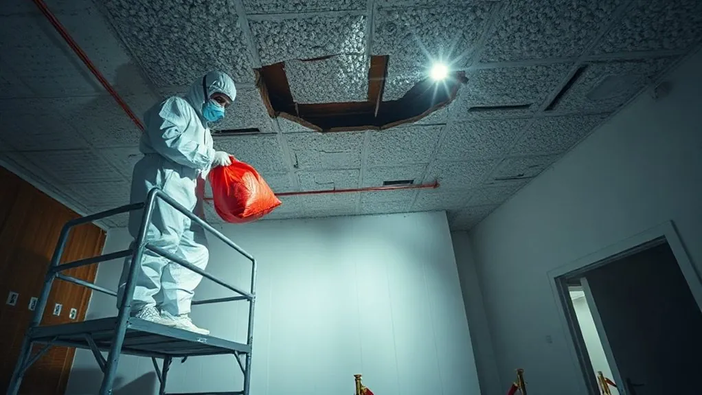 Asbestos Ceiling Removal in Olympic Park — HSE-licensed specialists
